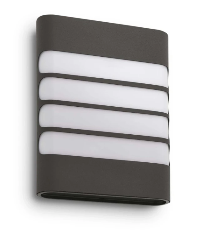 Philips Buitenwandlamp Raccoon 1x3W SEL antraciet