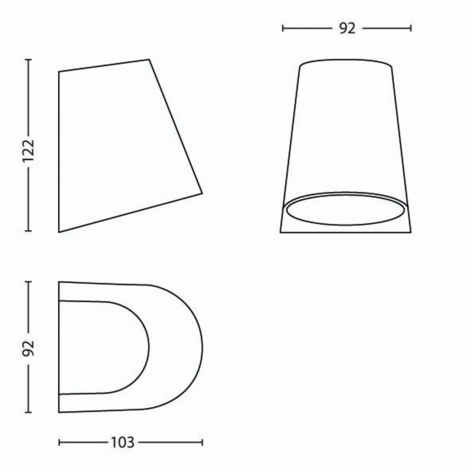 Philips Buitenwandlamp Virga 3W SELV inox