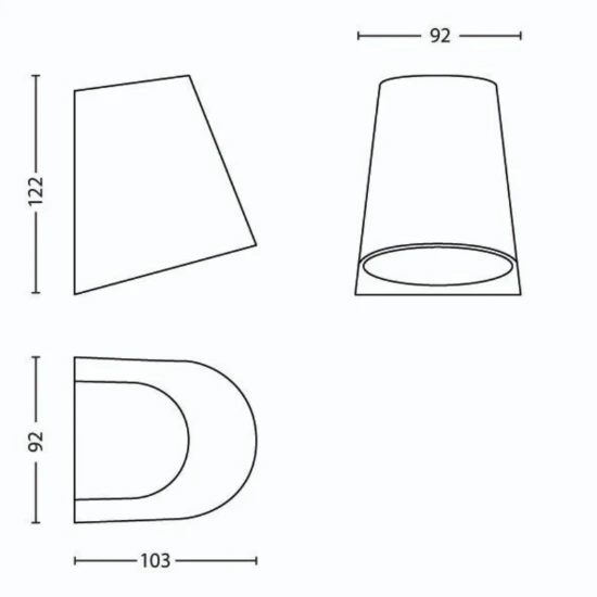 Philips Buitenwandlamp Virga 3W SELV inox