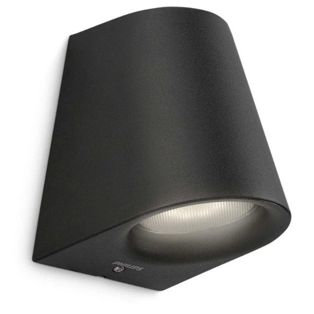 Philips Buitenwandlamp Virga 3W SELV zwart