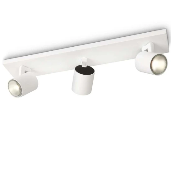 Philips Plafondspot Runner 50W wit - 3-spots