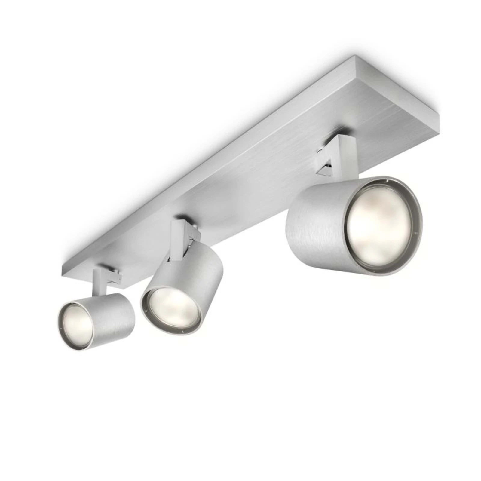 Philips Plafondspot Runner 50W aluminium - 3-spots