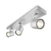 Philips Plafondspot Runner 50W aluminium - 3-spots