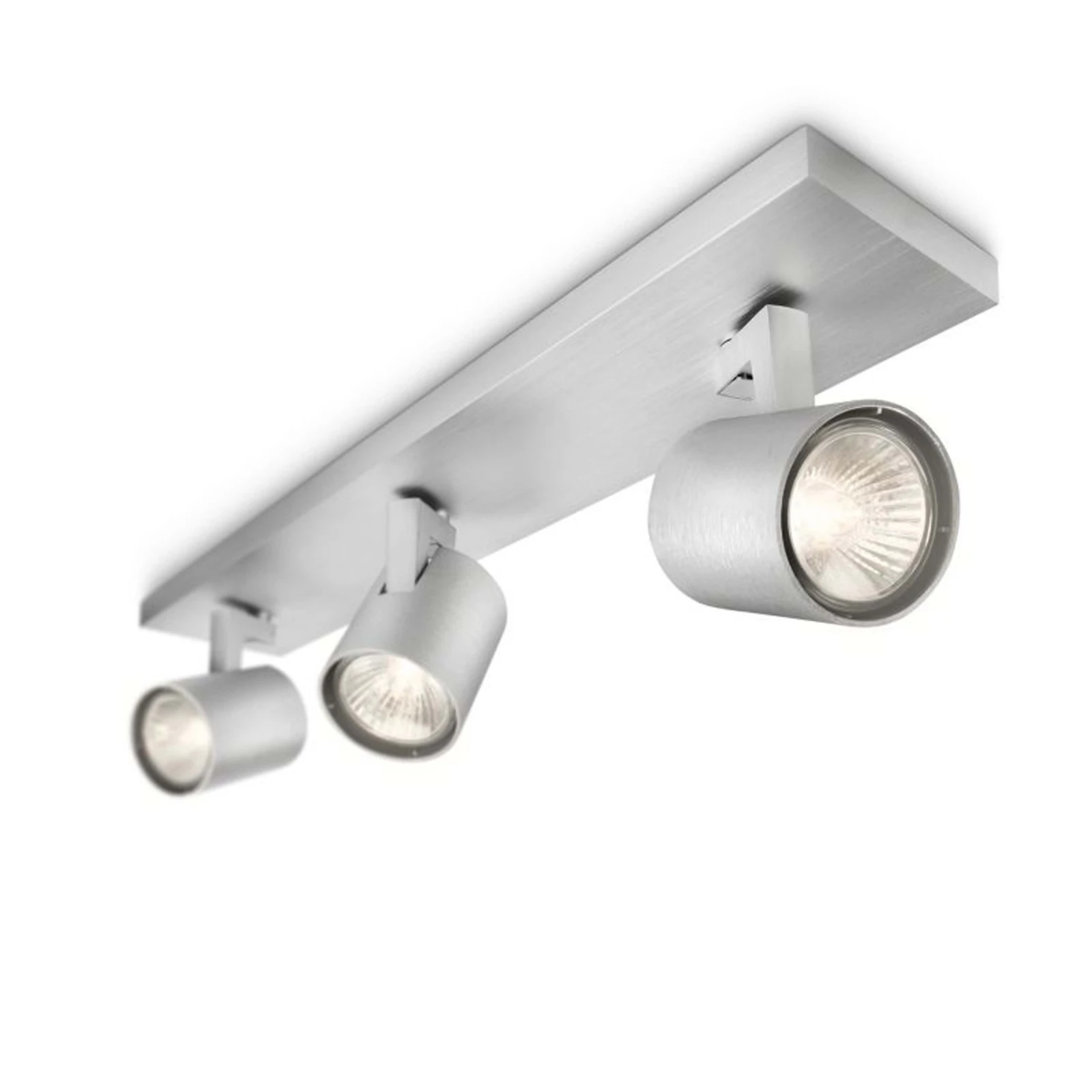 Philips Plafondspot Runner 50W aluminium - 3-spots