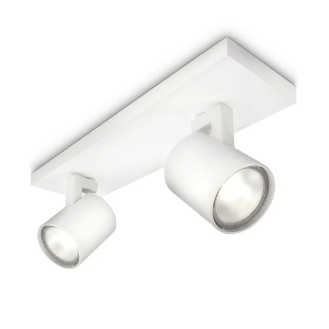 Philips Plafondspot Runner 50W wit - 2-spots