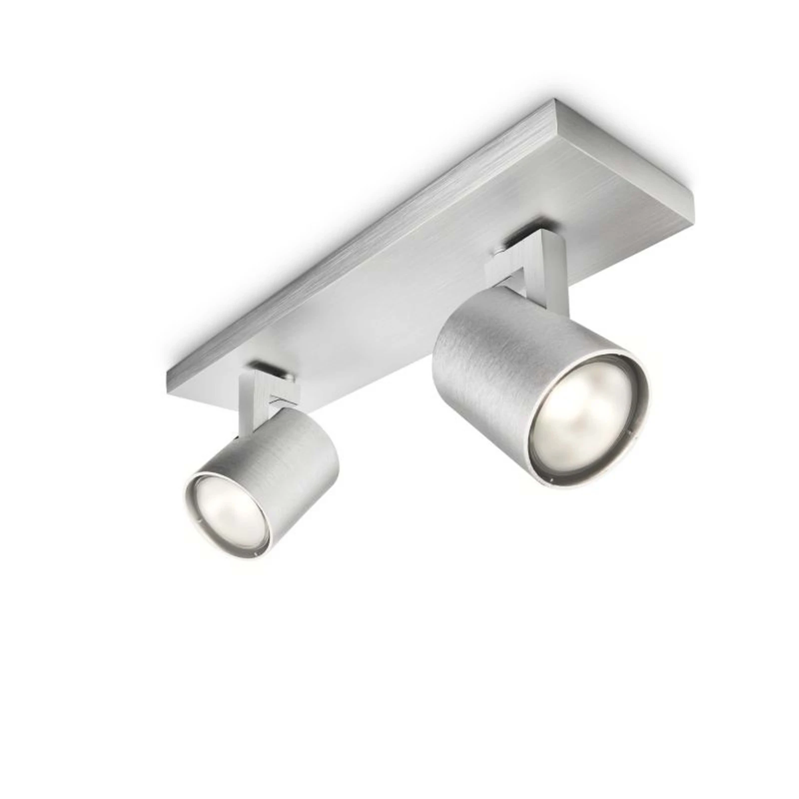 Philips Plafondspot Runner 50W aluminium - 2-spots