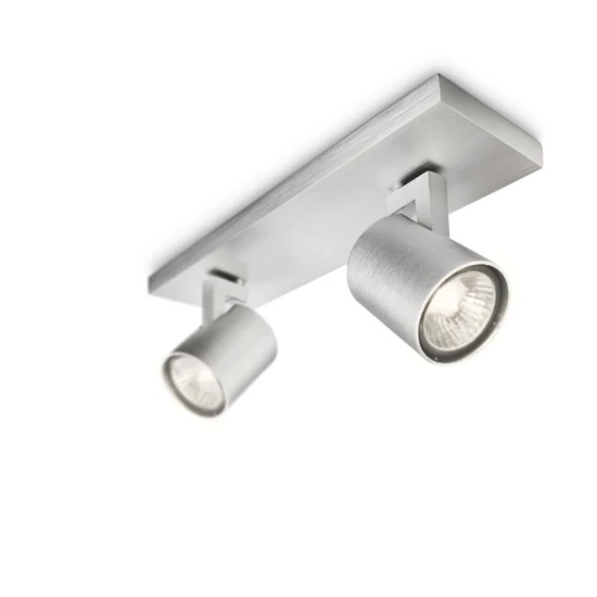 Philips Plafondspot Runner 50W aluminium - 2-spots