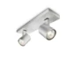 Philips Plafondspot Runner 50W aluminium - 2-spots