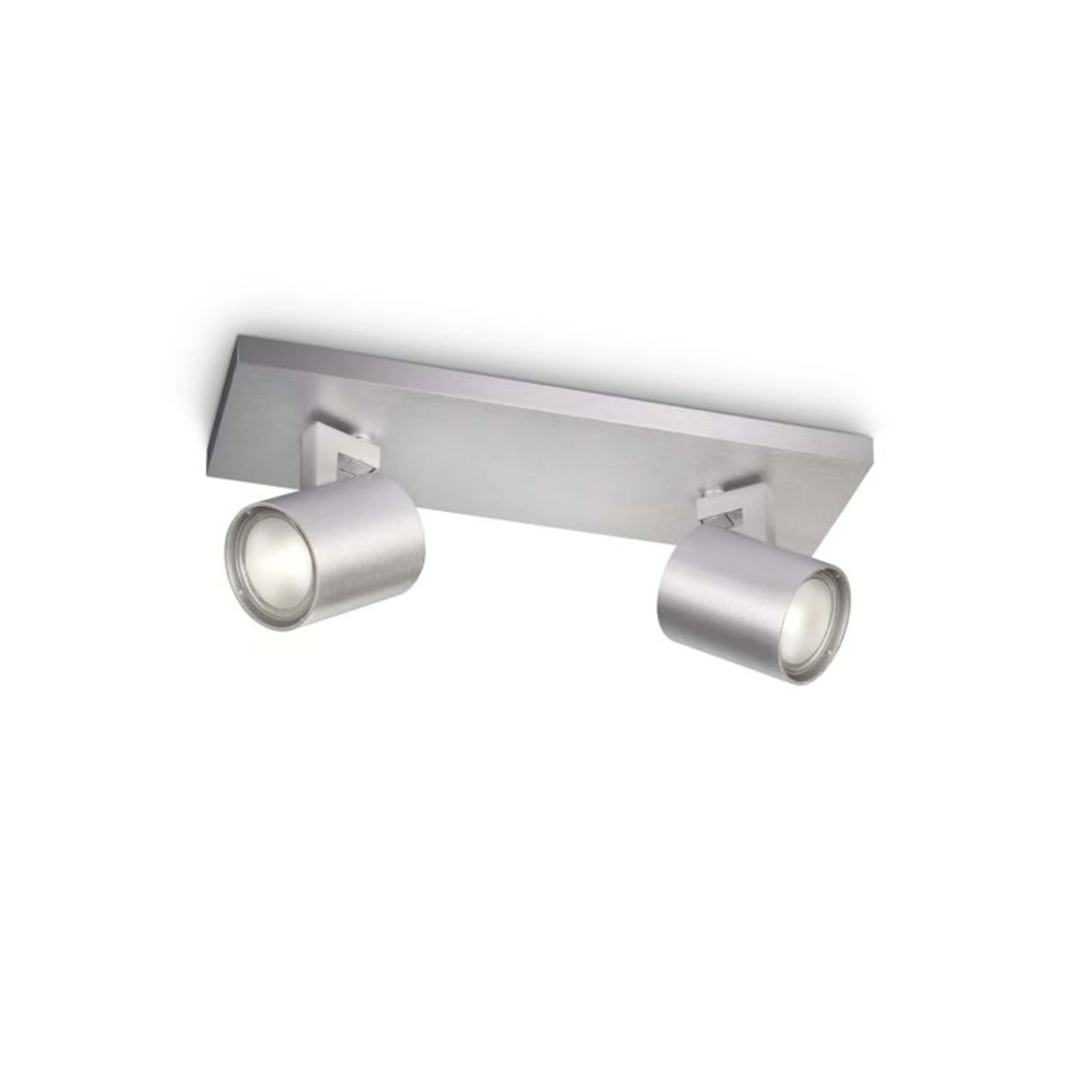Philips Plafondspot Runner 50W aluminium - 2-spots