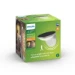 Philips Buitenwandlamp Dusk 1x1W SELV grijs - met sensor