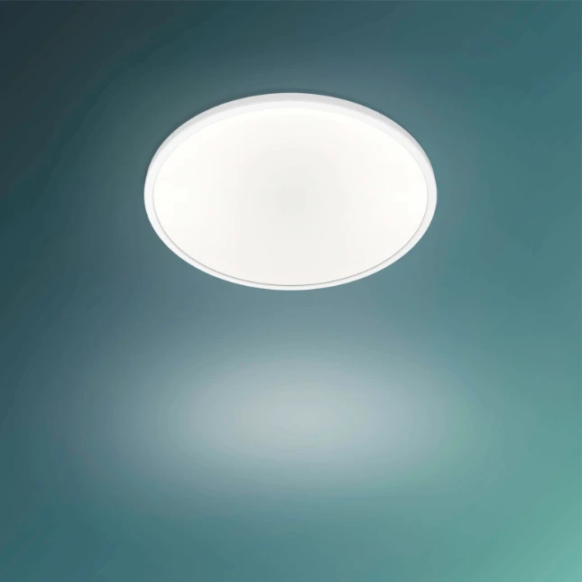 Philips LED-plafondlamp Superslim CL550 18W  2700K O300 mm wit