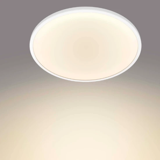 Philips LED-plafondlamp Superslim CL550 18W  2700K O300 mm wit