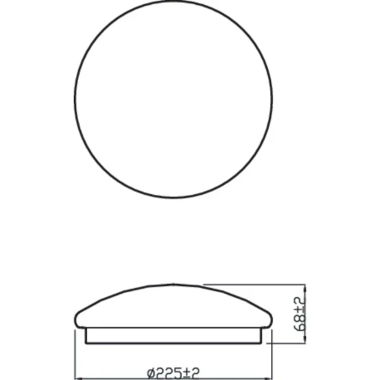 Philips LED-Plafondlamp Moire CL200 6W 27K O220 mm wit