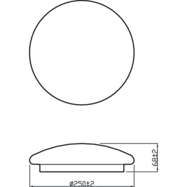 Philips LED-Plafondlamp Moire CL200 10W 40K O240 mm wit