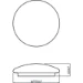 Philips LED-Plafondlamp Moire CL200 10W 40K O240 mm wit