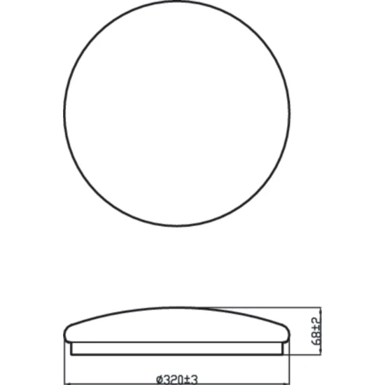 Philips LED-Plafondlamp Moire CL200 17W 27K O320 mm wit