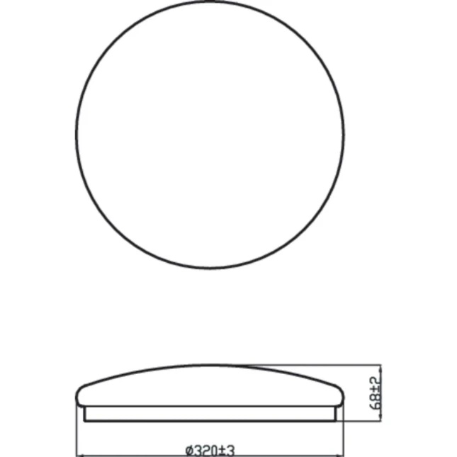 Philips LED-Plafondlamp Moire CL200 17W 40K O320 mm wit