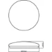 Philips LED-Plafondlamp Moire CL200 17W 40K O320 mm wit