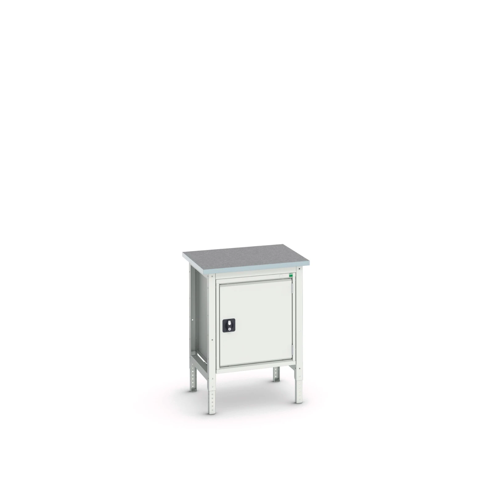 bott Verso werkbank 1 deur Breedte 700 mm Linoleum RAL 7035