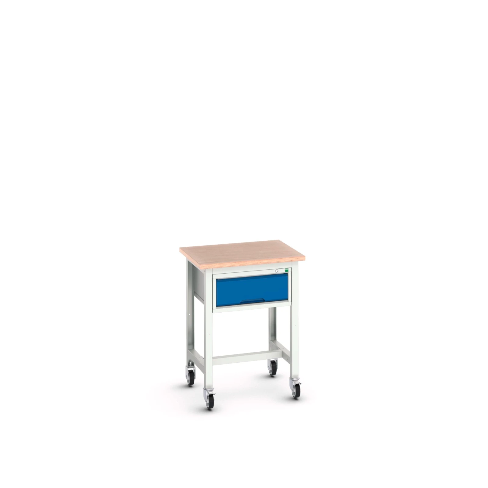 bott Verso verrijdbare werkbank met lade Multiplex 700x600x930mm RAL 5010