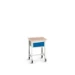 bott Verso verrijdbare werkbank met lade Multiplex 700x600x930mm RAL 5010
