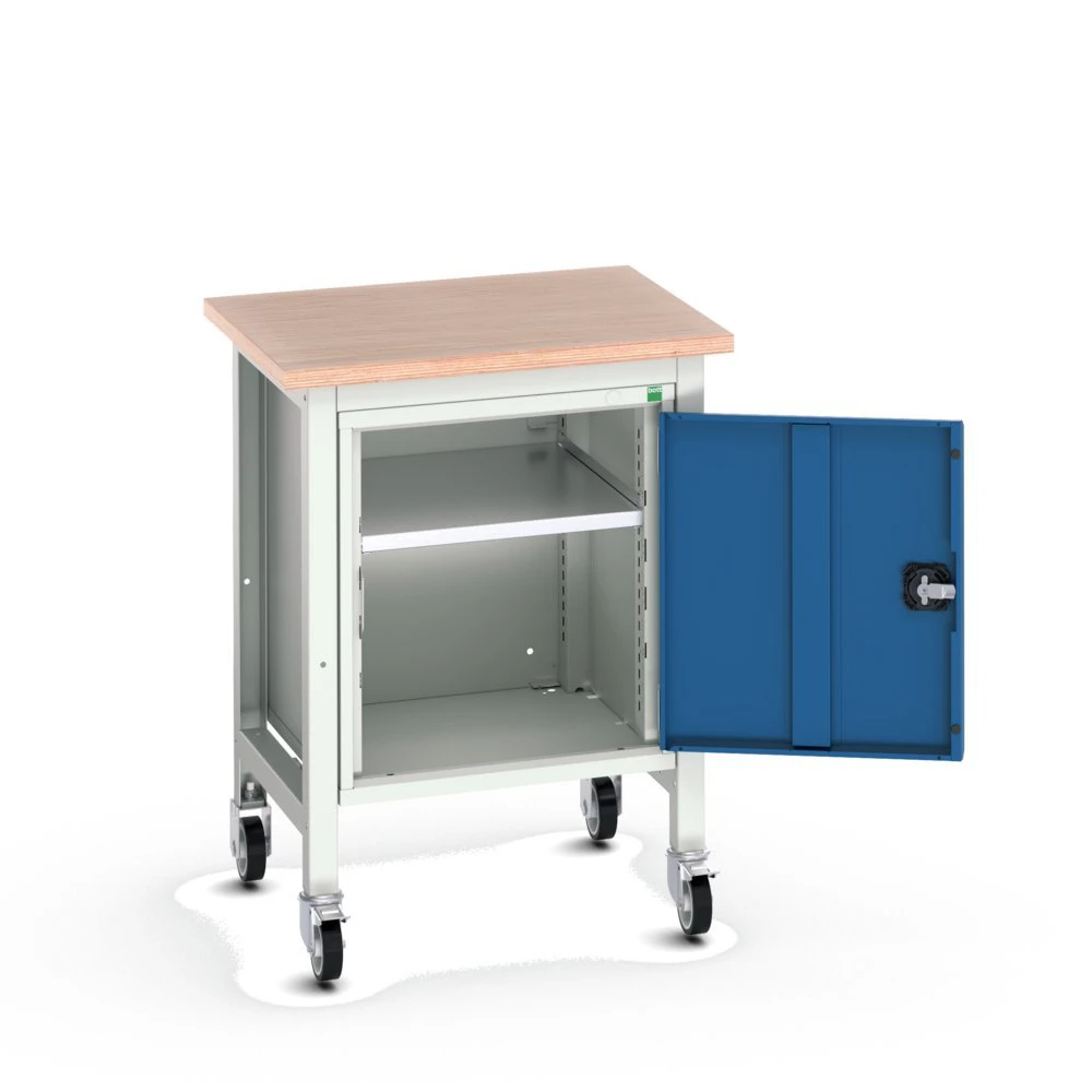 bott Verso verrijdbare werkbank met kast Multiplex 700x600x930mm RAL 5010