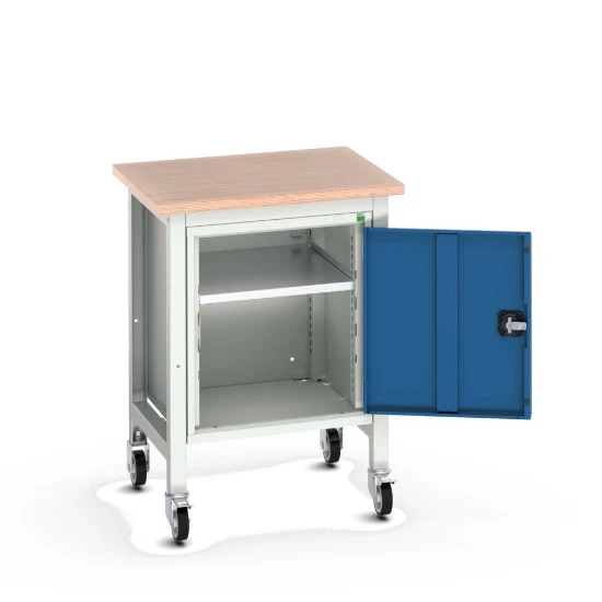 bott Verso verrijdbare werkbank met kast Multiplex 700x600x930mm RAL 5010