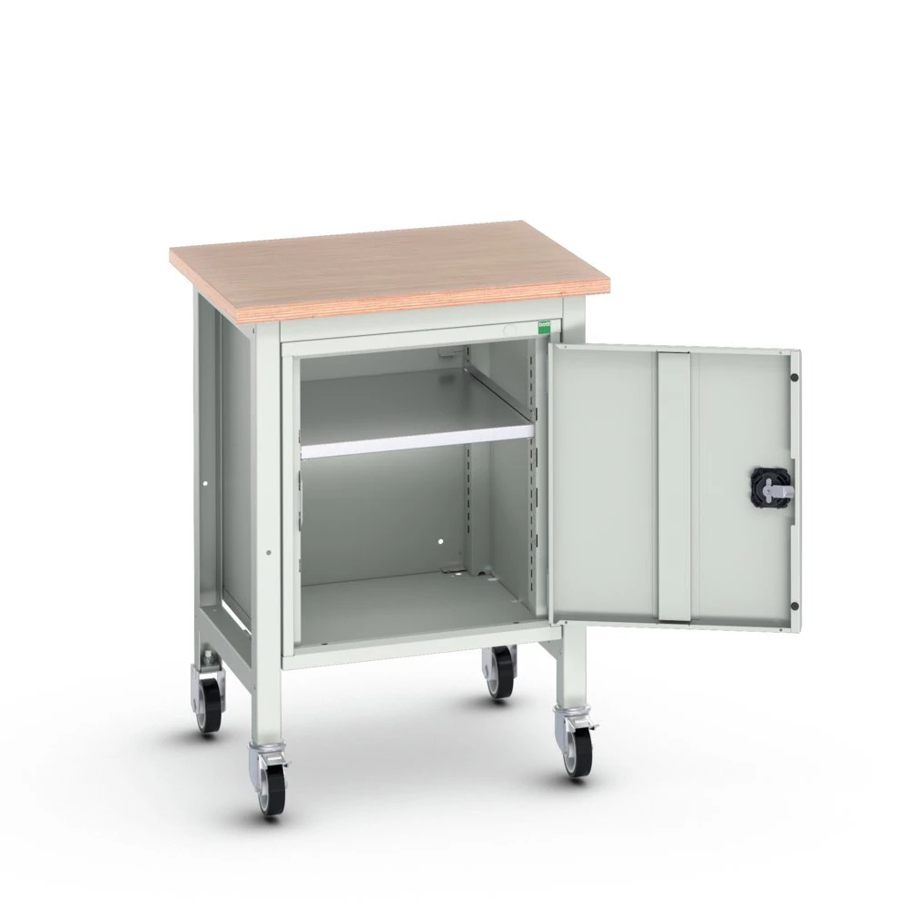 bott Verso verrijdbare werkbank met kast Multiplex 700x600x930mm RAL 7035
