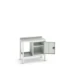 bott Verso zware werkbank 1 deur 1 legbord staal 1000x600x910mm RAL 7035