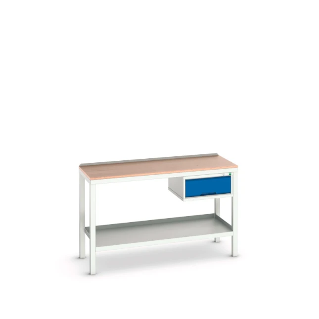 bott Verso zware werkbank 1 lade 1500x600x930mm Multiplex RAL 5010