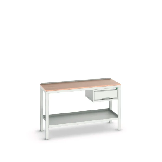 bott Verso zware werkbank 1 lade 1500x600x930mm Multiplex RAL 7035