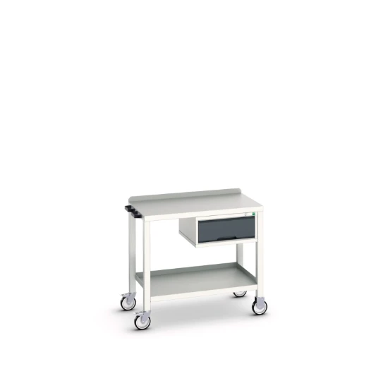 bott Verso verrijdbare werkbank met lade 1000x600x910mm RAL 7016