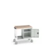 bott Verso verrijdbare werkbank 1000x600x930mm Multiplex stalen werkblad 1 lade RAL 7035