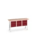 bott Verso verstelbare werkbank 1750x600x830-930mm 9 laden Multiplex RAL 3004
