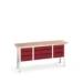 bott Verso verstelbare werkbank 2000x600x830-930mm Multiplex 9 laden RAL 3004