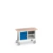 bott Verso verrijdbare werkbank 1250x600x830mm 1 deur 1 lade 1 schap Multiplex RAL 5010