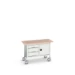 bott Verso verrijdbare werkbank 1250x600x830mm 1 deur 3 laden Multiplex RAL 7035