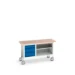 bott Verso verrijdbare werkbank 1500x600x830mm 3 laden 1 middenschap Multiplex RAL 5010