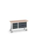 bott Verso verrijdbare werkbank 1500x600x830mm 6 laden Multiplex RAL 7016