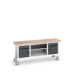 bott Verso verrijdbare werkbank 2000x600x830mm 2 laden 1 middenschap 2 deuren Multiplex RAL 7016