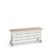 bott Verso verrijdbare werkbank 2000x600x830mm 9 laden Multiplex RAL 7035