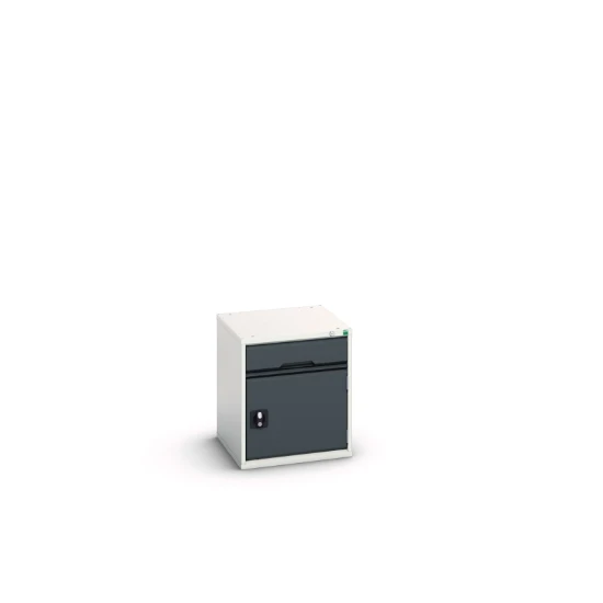 bott Verso schuifladenkast 525x550x600mm 1 lade 1 deur RAL 7016