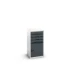 bott Verso schuifladenkast 525x550x1000mm 4 laden 1 deur RAL 7016