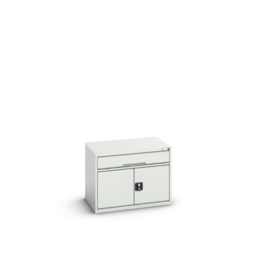 bott Verso schuifladenkast 800x550x600mm 1 lade 2 deuren RAL 7035