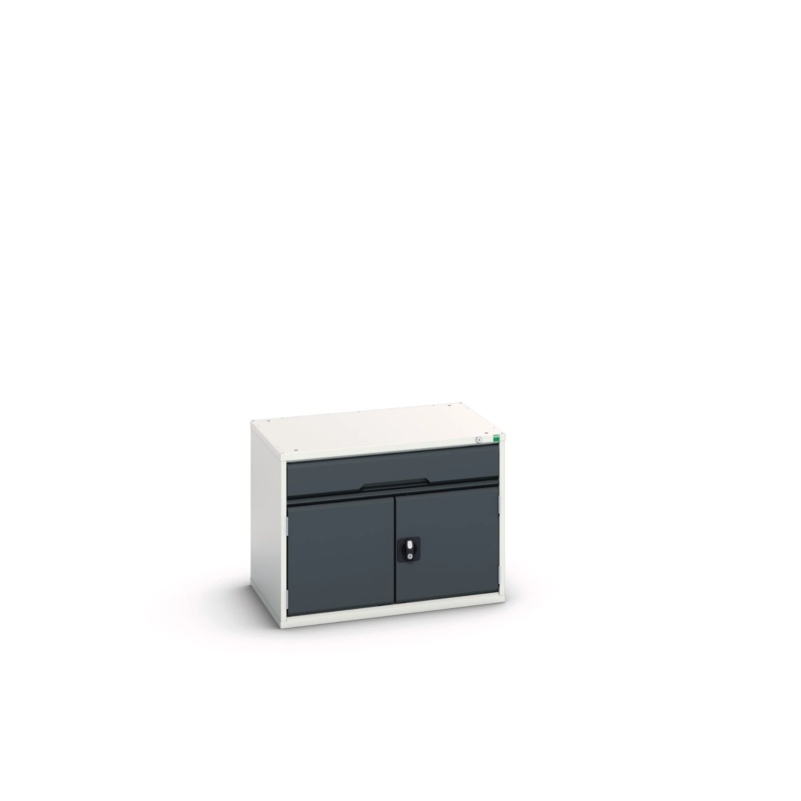 bott Verso schuifladenkast 800x550x600mm 1 lade 2 deuren RAL 7016