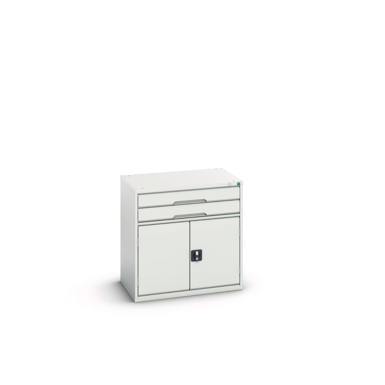 bott Verso schuifladenkast 800x550x800mm 2 laden 2 deuren RAL 7035