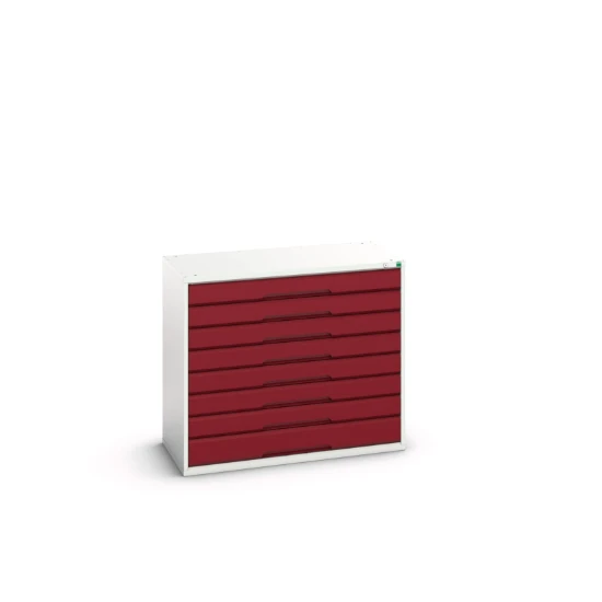 bott Verso schuifladenkast 1050x550x900mm 8 laden RAL 3004