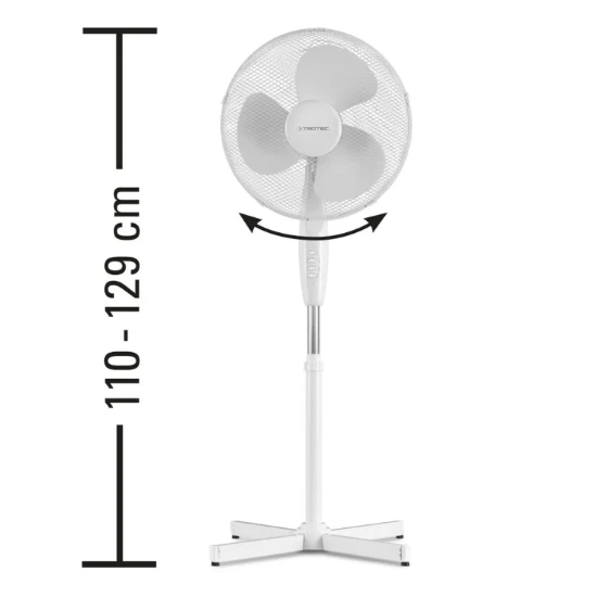Trotec Statiefventilator TVE 16 wit