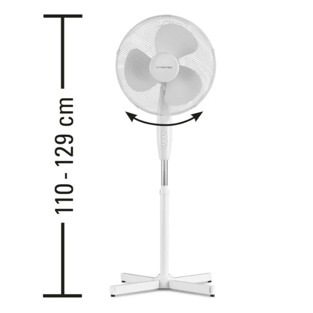 Trotec Statiefventilator TVE 16 wit