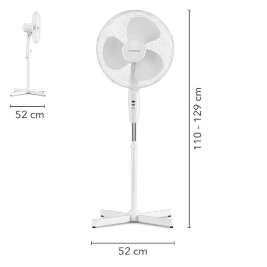 Trotec Statiefventilator TVE 16 wit